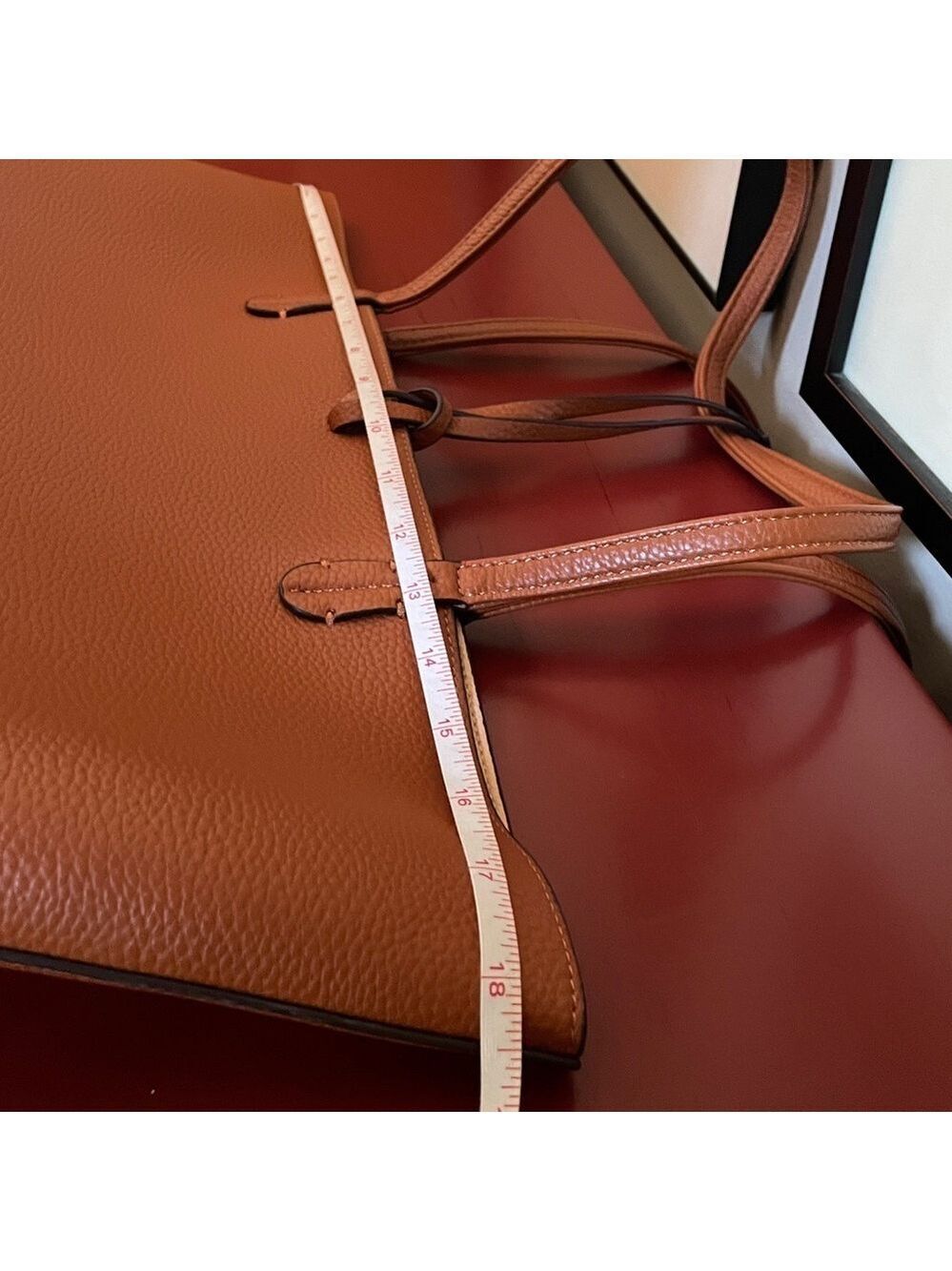 ✨BRAND NEW ✨ a Ludicrously Capacious ✨ Brown Buttery-Soft Tote Bag✨ - Picture 10 of 12